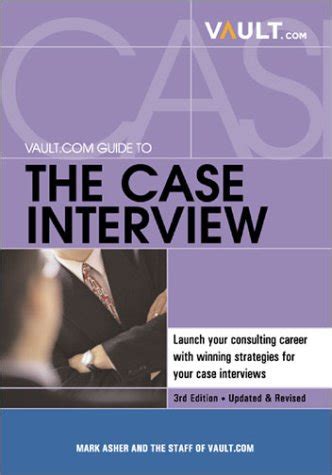 vault com guide to case interviews 3rd edition PDF