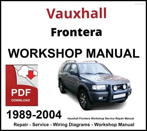 vauxhall frontera workshop manual Epub