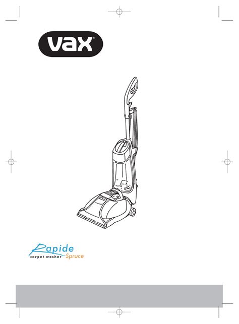 vax rapide spruce carpet washer instructions Epub