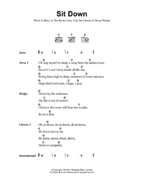 vbs stand up and sit down chords Reader