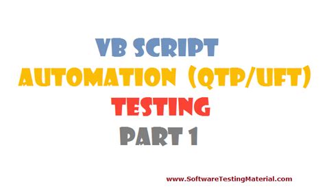 vbscript for automation testing Kindle Editon