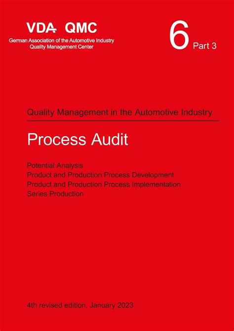 vda 6 3 process audit pdf Kindle Editon