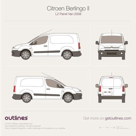 vector drawings citroen berlingo Doc