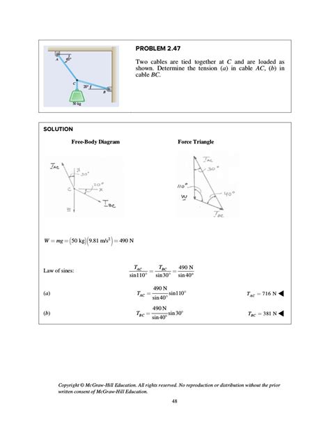 vector mechanics for engineers statics solution manual Reader