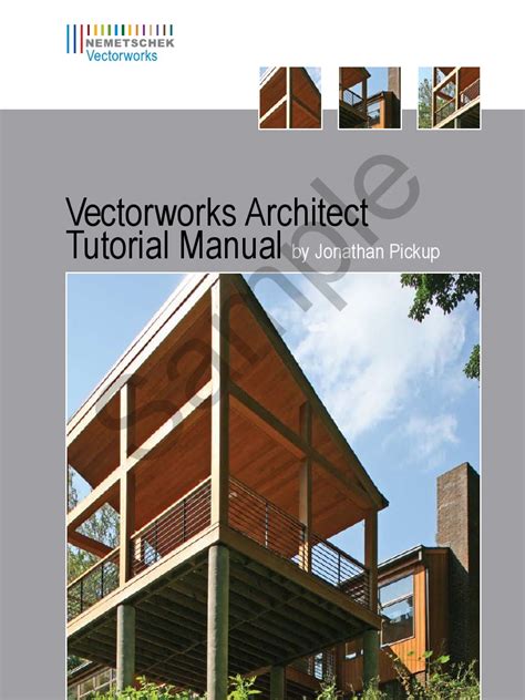 vectorworks architect tutorial manual Kindle Editon