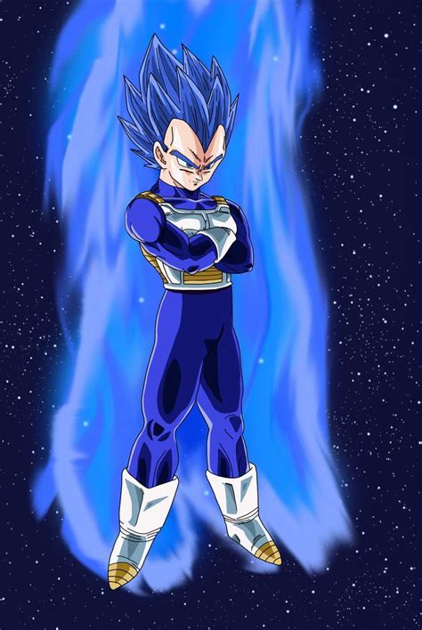 vegeta blue hair