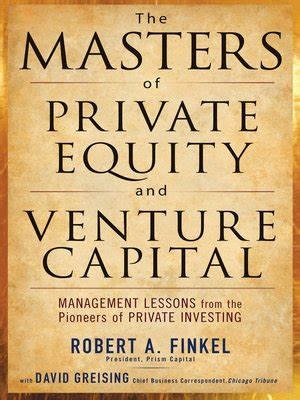 venture capital and private equity Ebook Doc
