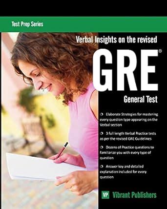 verbal insights on the revised gre general test Kindle Editon