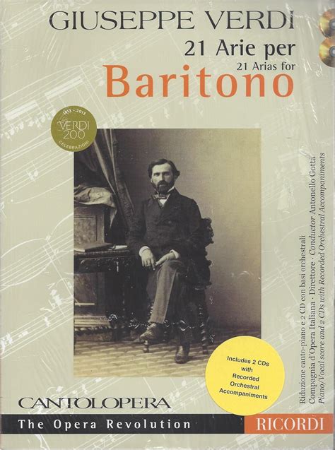 verdi 21 arias for baritone cantolopera collection PDF