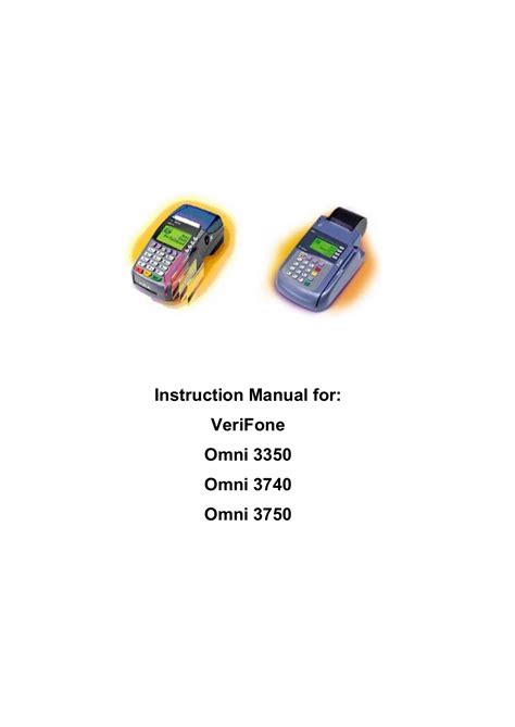 verifone 3750 user manual Doc