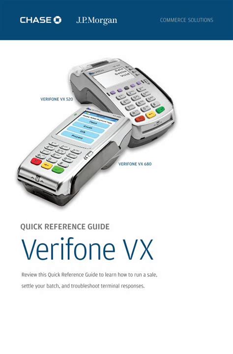 verifone vx610 quick reference guide Epub