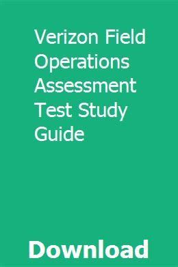 verizon field operations assessment test study guide Kindle Editon