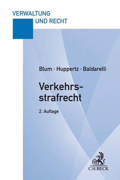 verkehrsstrafrecht heribert blum PDF