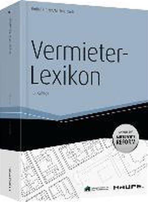 vermieter lexikon arbeitshilfen leitfaden eigent mer verwalter Reader