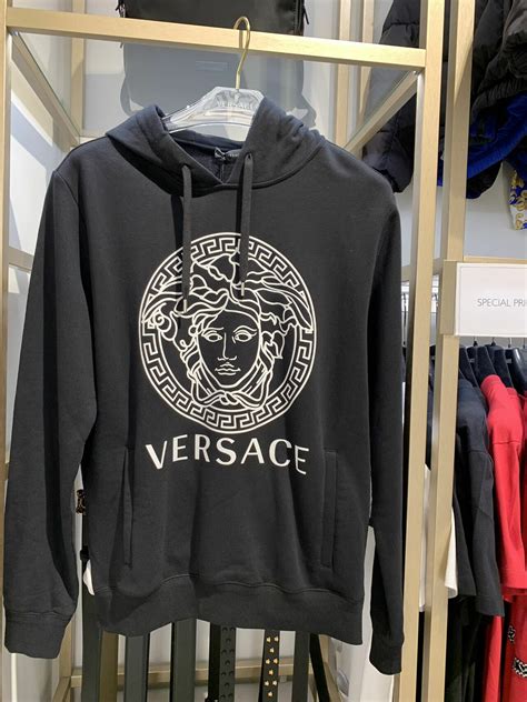 versace hooded sweatshirt