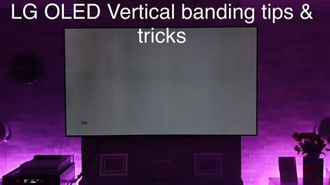 vertical banding test oled