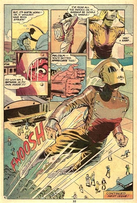 very first appearance of the rocketeer