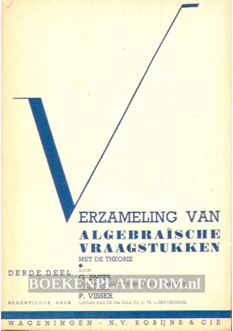 verzameling van algebrasche vraagstukken Epub