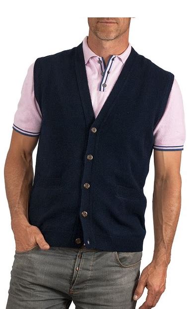 vest with polo shirt