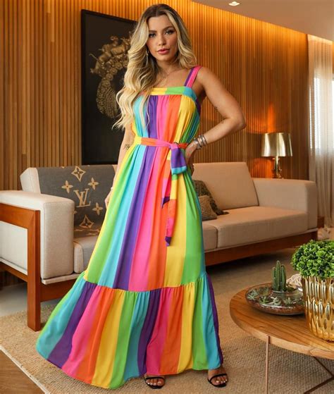 vestido arco iris