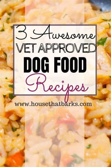 vet approved homemade dog food