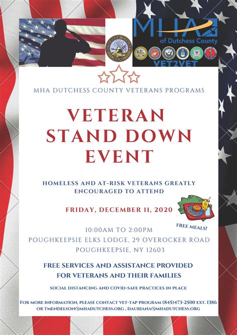 veterans stand down schedule 2024