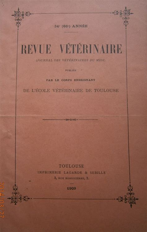 veterinaire studenten almanak 1909 PDF