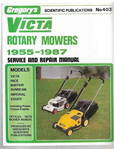 victa power torque electric start repair manual Kindle Editon