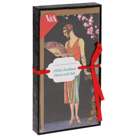 victoria and albert museum 1920s fashion notecard set PDF
