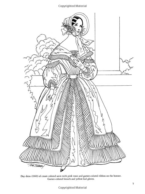 victorian fashions coloring book dover fashion coloring book Kindle Editon