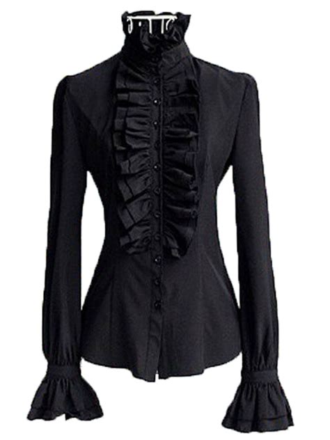 victorian ruffle shirt