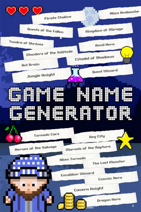 video game title generator