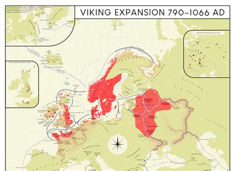 viking expansion map