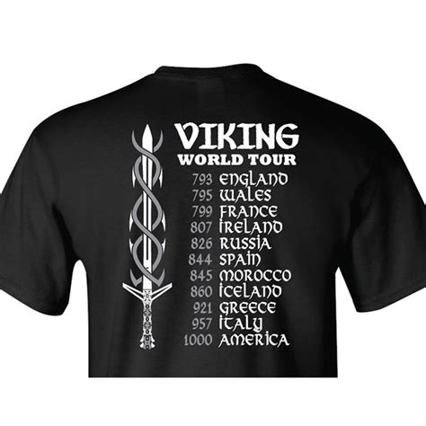 viking world tour t shirt