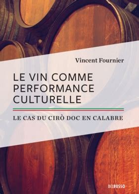 vin comme performance culturelle calabre Reader