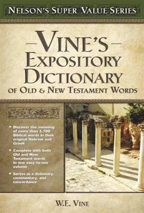vines amplified expository dictionary of new testament words Epub