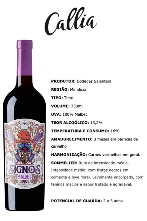 vinho signos malbec