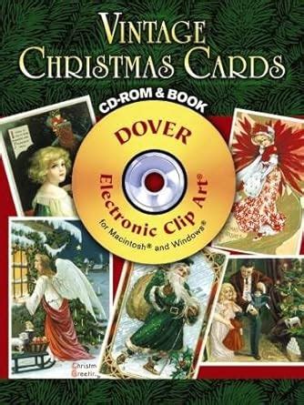 vintage christmas cards cd rom and book dover electronic clip art Reader