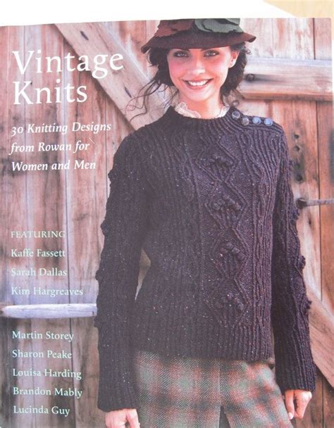 vintage knits 30 knitting designs from rowan for women and men Reader