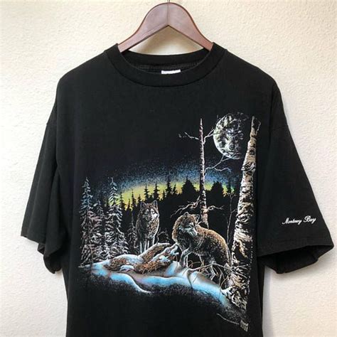 vintage wolf shirt