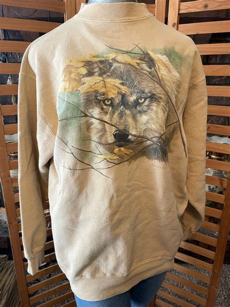 vintage wolf sweatshirt