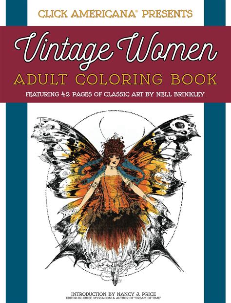 vintage women adult coloring book classic art by nell brinkley Reader