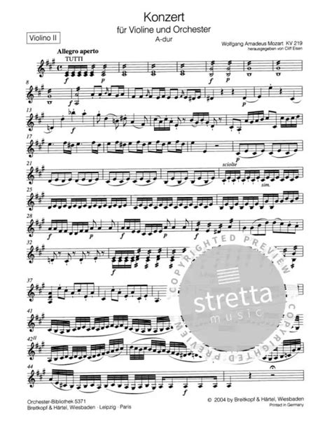 violin concerto no 5 k 219 kalmus edition Doc