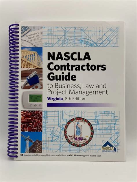 virginia nascla contractors guide to business law and project management virginia 8th edition PDF