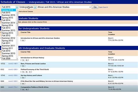 virginia tech class timetable