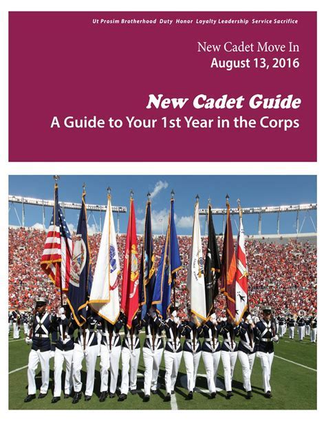 virginia tech corps of cadets handbook