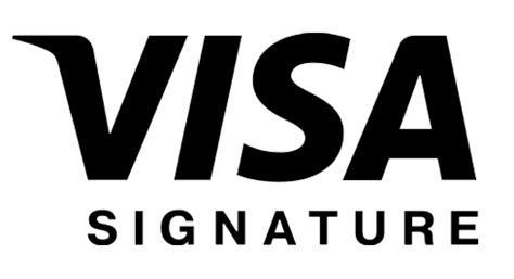 visa and visa signature