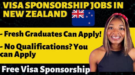 visa sponsorship jobs in new zealand