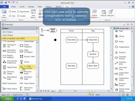 visio activity diagram stencil Kindle Editon