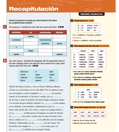 vista higher learning spanish 2 workbook answers leccion 6 Epub